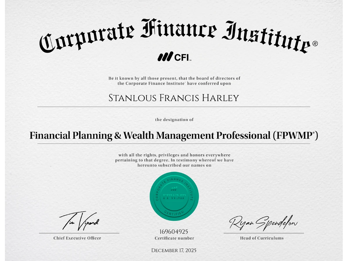 Financial Planning & Wealth Management Professional (FPWMP®) certificate